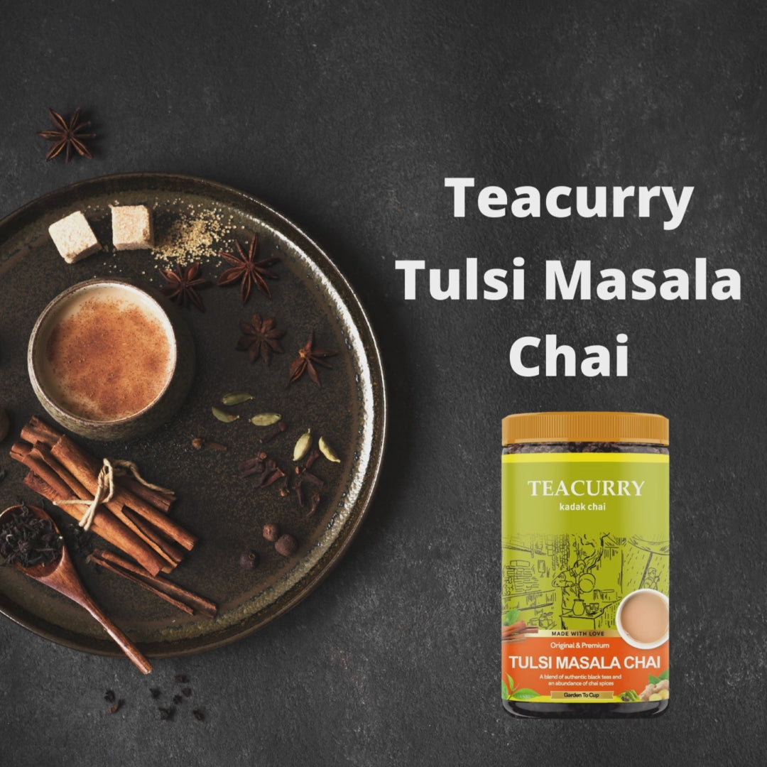 TEACURRY Tulsi Masala Chai Video
