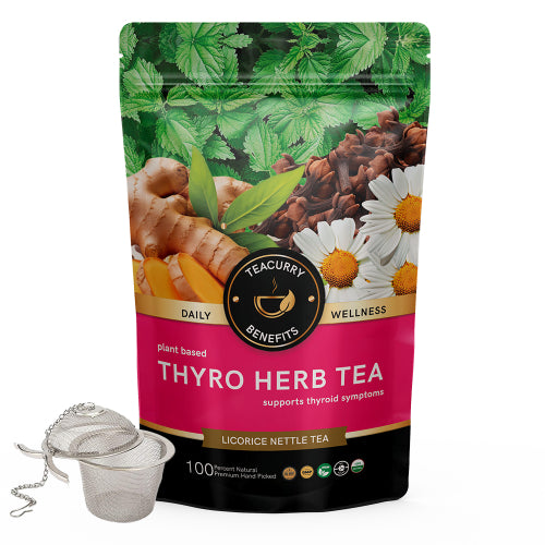 Teacurry Thyroid Tea Pouch with Infuser