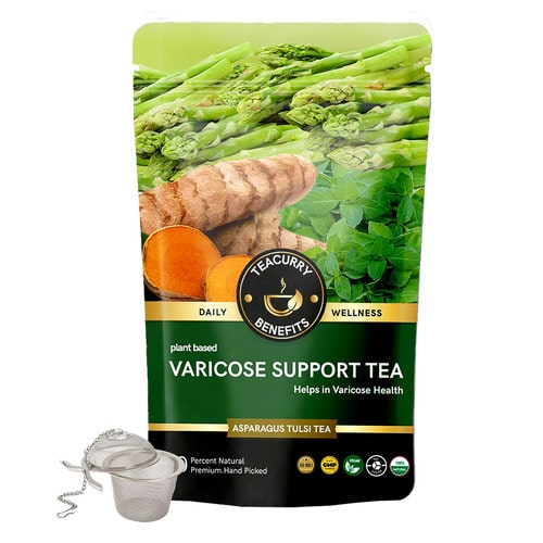 Teacurry Vericose Support Tea Pouch Image With Infuser