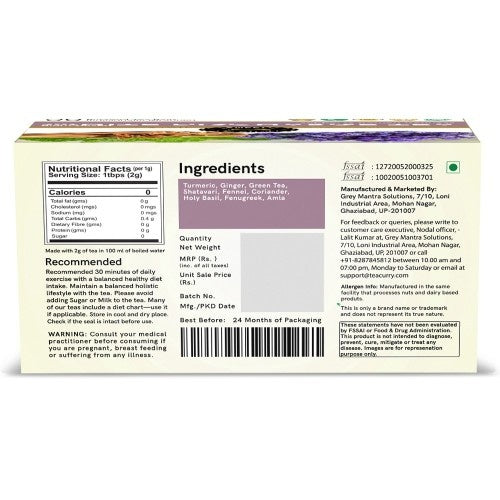 Teacurry White Discharge Tea Back Image