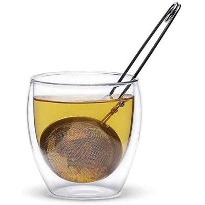 Mesh Ball Tong Tea Infuser with Pincer with infusion