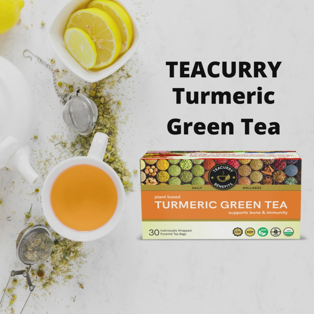 Teacurry turmeric green tea Video