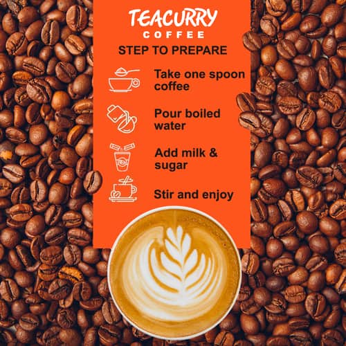 Teacurry Hazelnut Coffee - steps to prepare