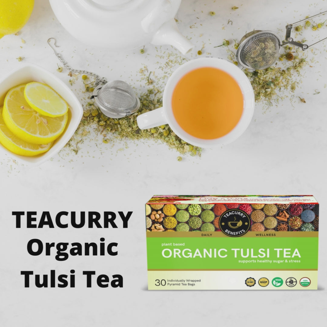 Teacurry Organic Tulsi Tea Video