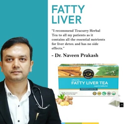 Fatty liver Tea recommended by Dr. Naveen prakash