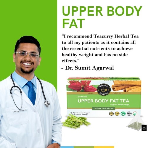 Teacurry Upper Body Fat Burn Tea Recommend by Dr. Sumit Agarwal