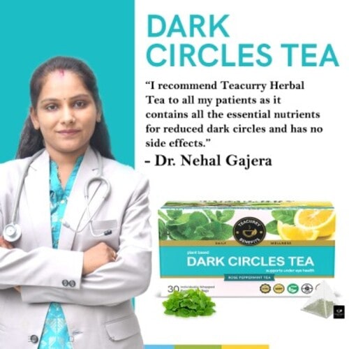Dark Circles tea box image recommended by Dr. Nehal Gajera