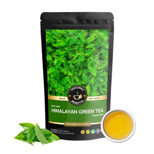 Teacurry Himalayan Green Tea Pouch - himalaya green tea benefits