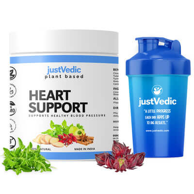 Justvedic Heart Support Mix and Shaker