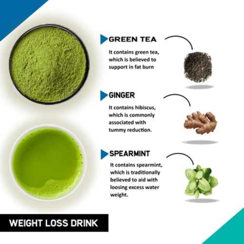 Justvedic Weight Loss Drink Mix Benefits and Ingredients - weight loss powder for water - best fat burner powder - best fat loss powder - fat loss powder