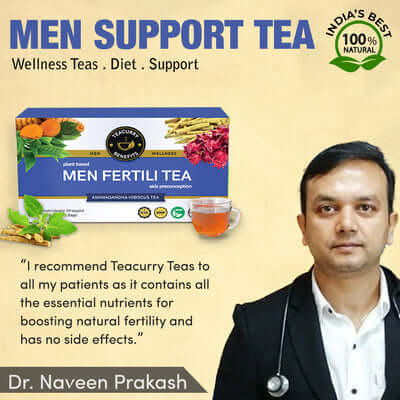 Teacurry Men Fertility Tea by Dr. Naveen Prakash