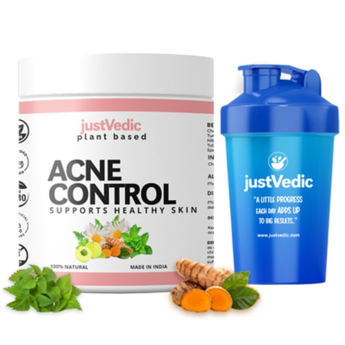 Acne Control Drink mix with shaker - black head powder - skin detox powder