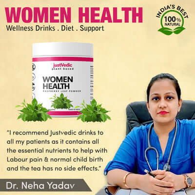Justvedic Women Health Drink Mix Approve by Dr. Neha Yadav