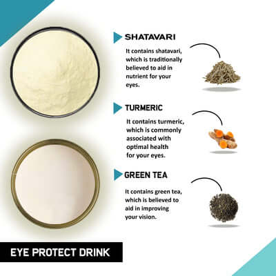 Justvedic Eye Protect Drink Mix Jar ingredient