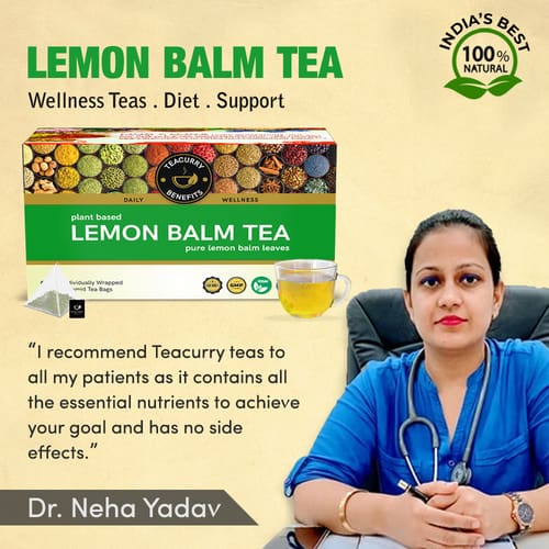 Lemon Balm Tea - To Reduce Stress And Anxiety, Promote Sleep
