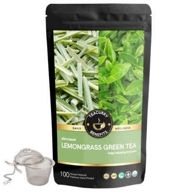 Teacurry Lemongrass Green Tea Pouch with Infuser