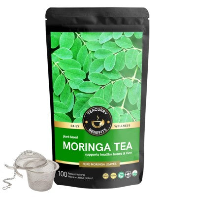 Teacurry Moringa Tea Pouch+Infuser