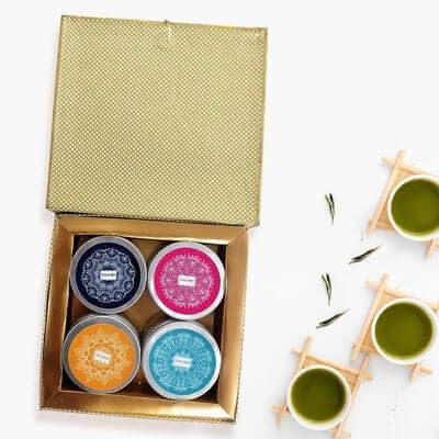 Teacurry Premium Green Gift Box Loose Tea
