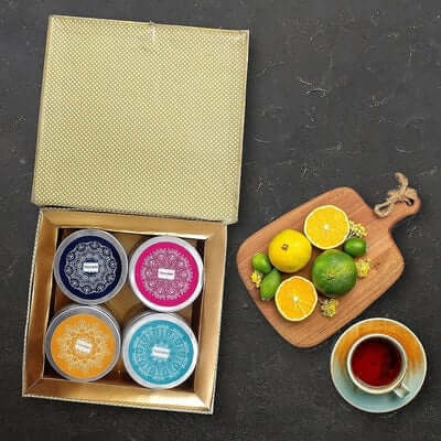 Teacurry Premium Skin and Hair Gift Box Loose Tea