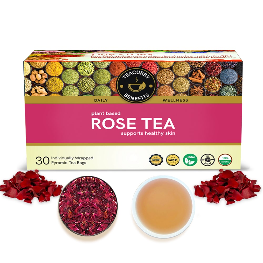rose patal tea box image