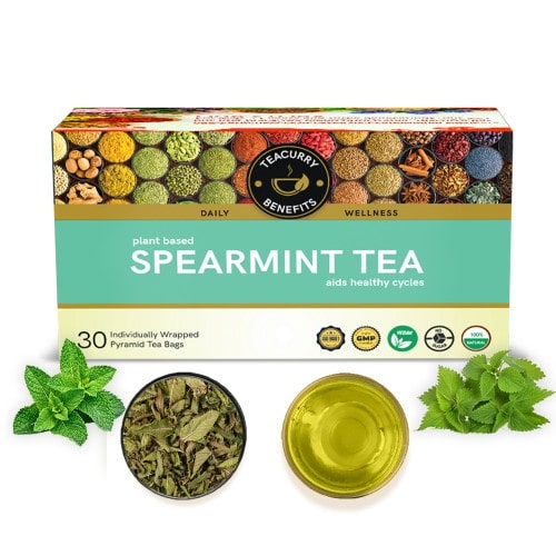 Spearmint Tea box image - spearmint tea for hair loss - spearmint tea for facial hair