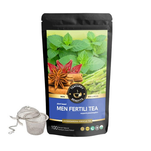 Teacurry men fertility tea with infuser