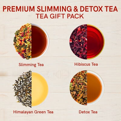 4 Teas in Premium Slimming Gift Box