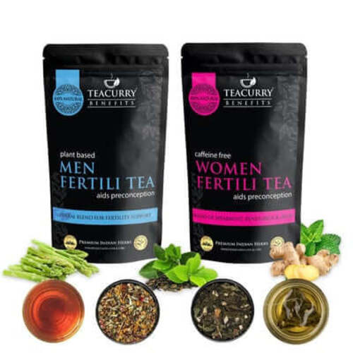 Men Women fertility tea pouch image