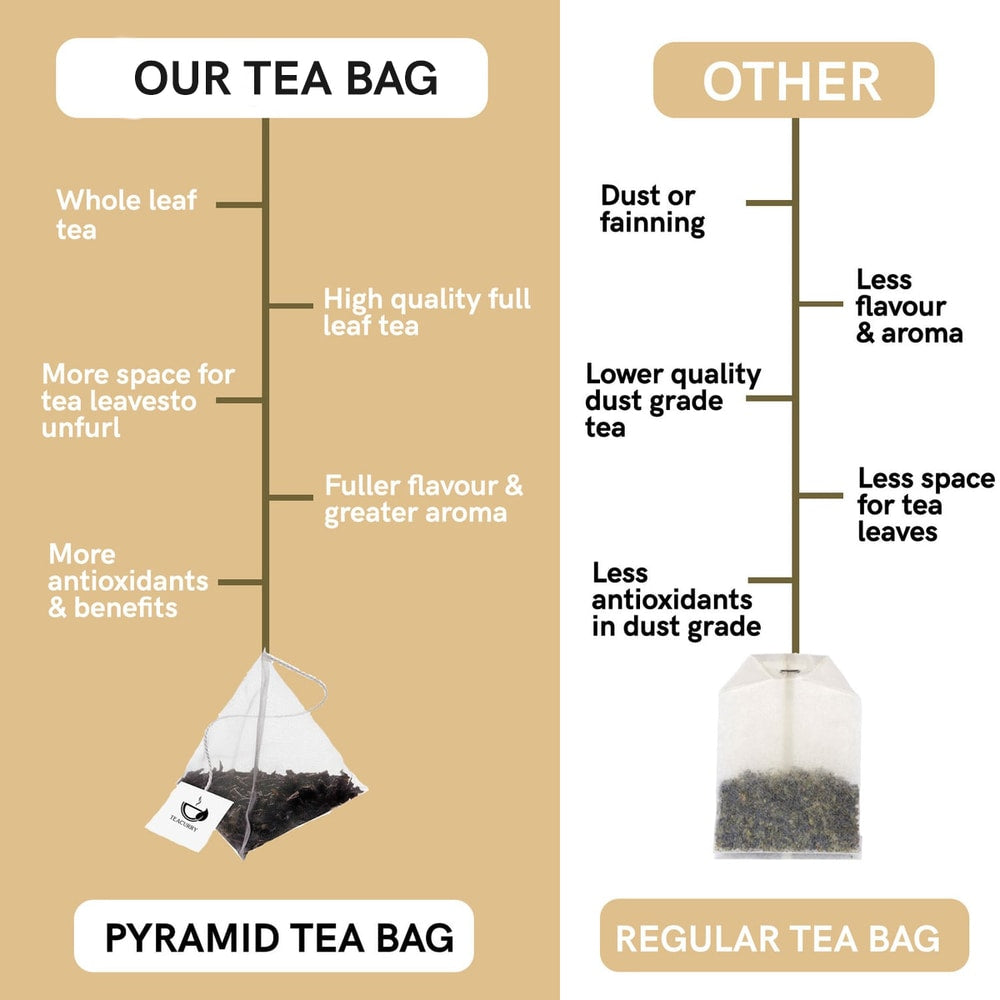 difference between our nylon tea bag and paper tea bag