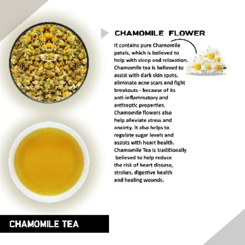 Chamomile Tea - Assists in Sleep, Sugar Regulation, and Relaxation
