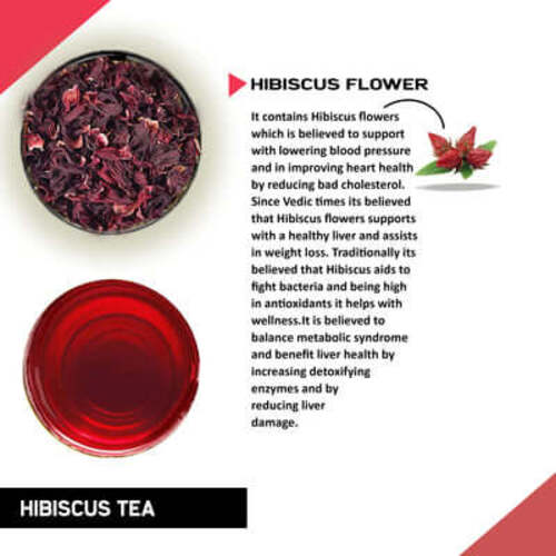 Ingredient image of hibiscus tea - loose hibiscus tea - best hibiscus tea for blood pressure