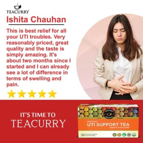 UTI Support tea reviewed by ishita chauchan