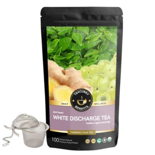 Teacurry White Discharge Tea Pouch with Infuser