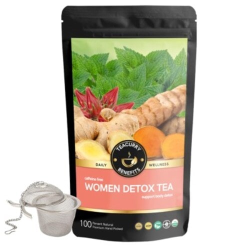 Teacurry Women Detox Tea Pouch with infuser
