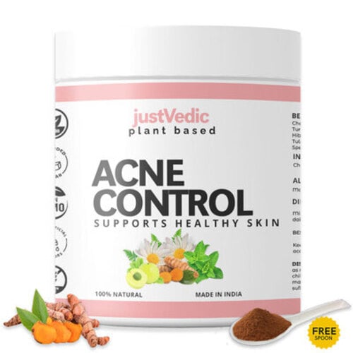 Acne Control Drink mix jar image - pimple powder - beauty elixir drink - beauty drink powder