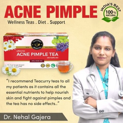 Teacurry Acne Pimple Tea Approved By Doctor Nehal Gajera