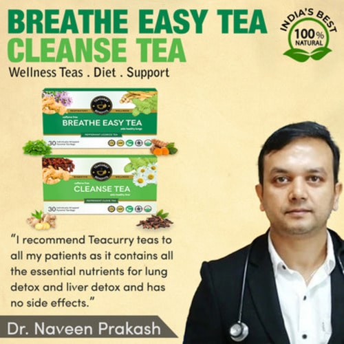 Breathe Easy cleanse Tea Recommended by Dr. Naveen Prakash