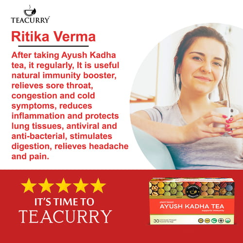 Teacurry Ayush Kadha Tea reviewed by Ritika Verma