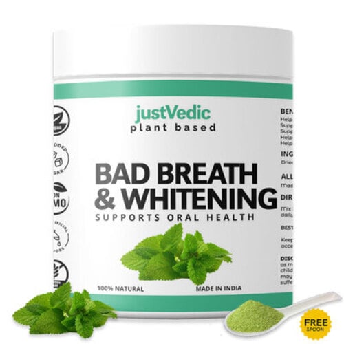 Bad Breath and Whitening Drink Mix Jar