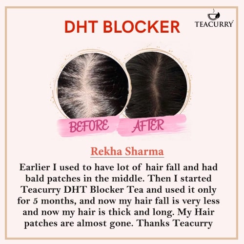 After before use image of DHT Blocker Tea