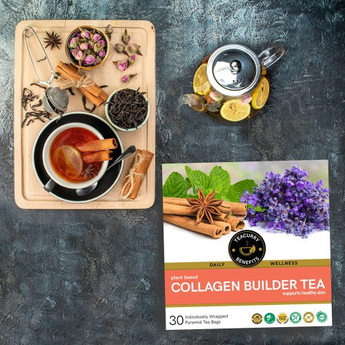 By Teacurry Collagen Builder Tea Top View