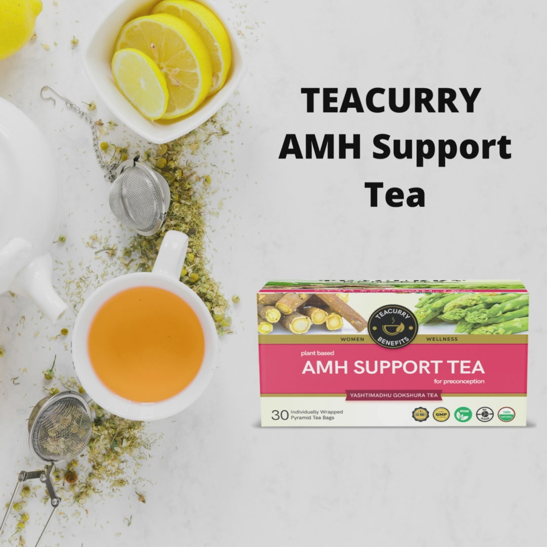 TEACURRY AMH Support Tea- - amh tea for pregnency
