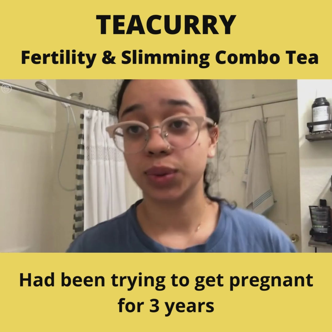 Teacurry Women Fertility Tea and Slimming Tea Video