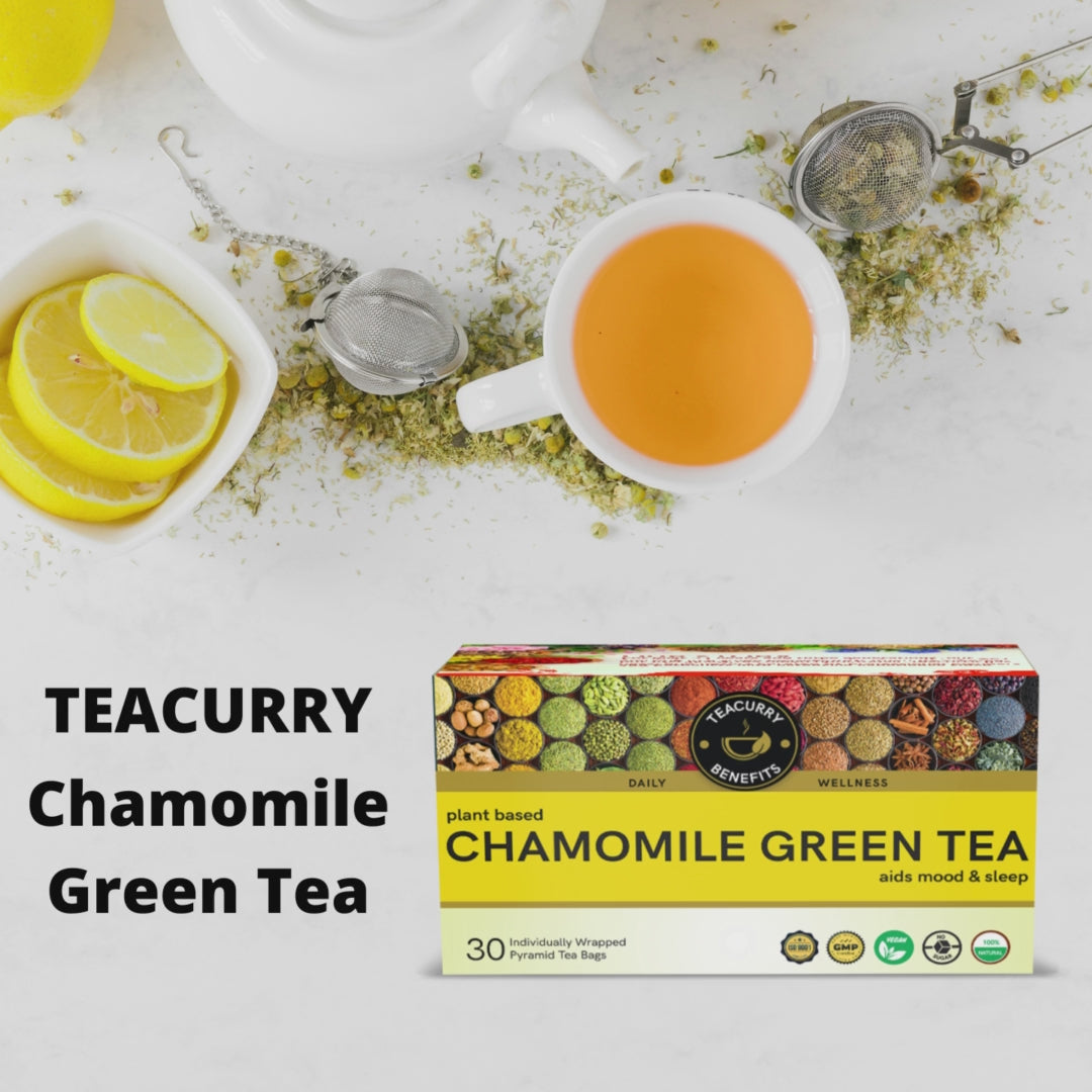 Teacurry Chamomile Green Tea Video