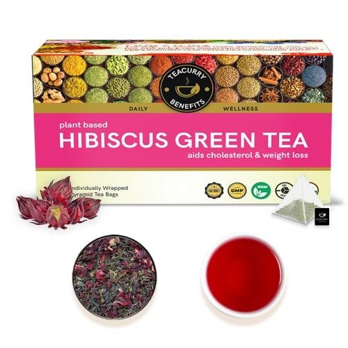 Teacurry Hibiscus Green Tea Box
