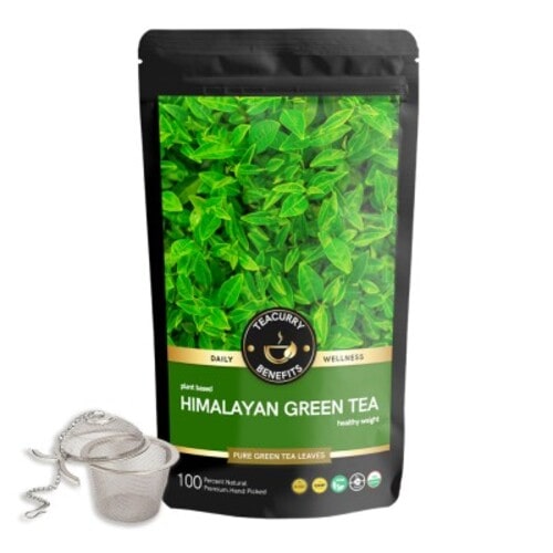Teacurry Himalayan Green Tea Pouch+Infuser
