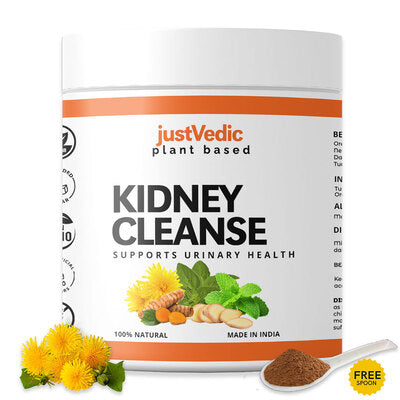 Justvedic Kidney Cleanse Drink Mix Jar