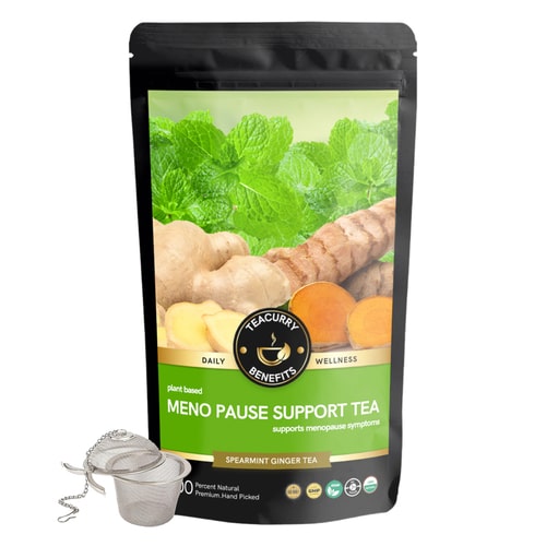 teacurry menopause support tea with infuser image