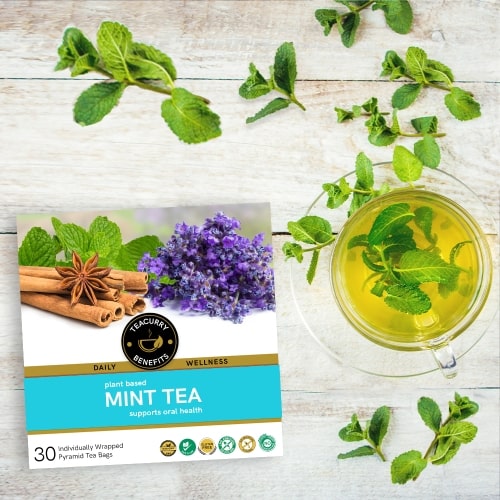 teacurry mint leaf tea box