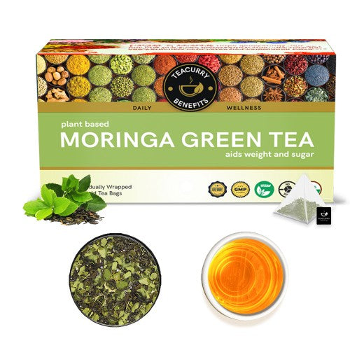 Teacurry Moringa Green Tea Box
